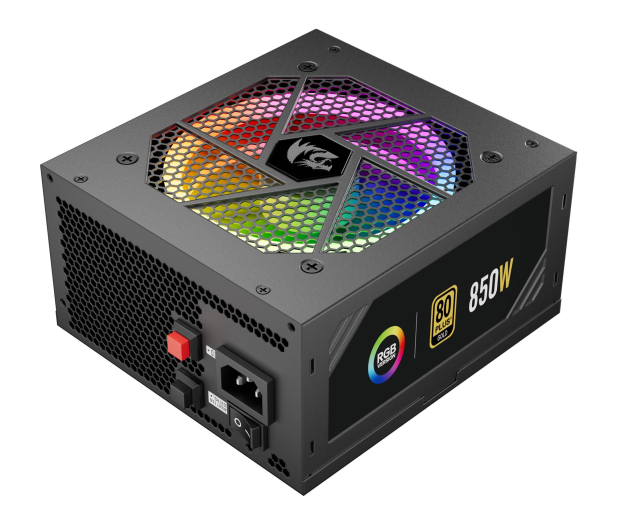 REDRAGON GC-PS007-1 V2 850W 80 Plus Gold LED - 1351328 - zdjęcie
